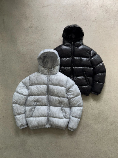 Y2K Women's Hooded Cropped Bubble  Winter Jacket