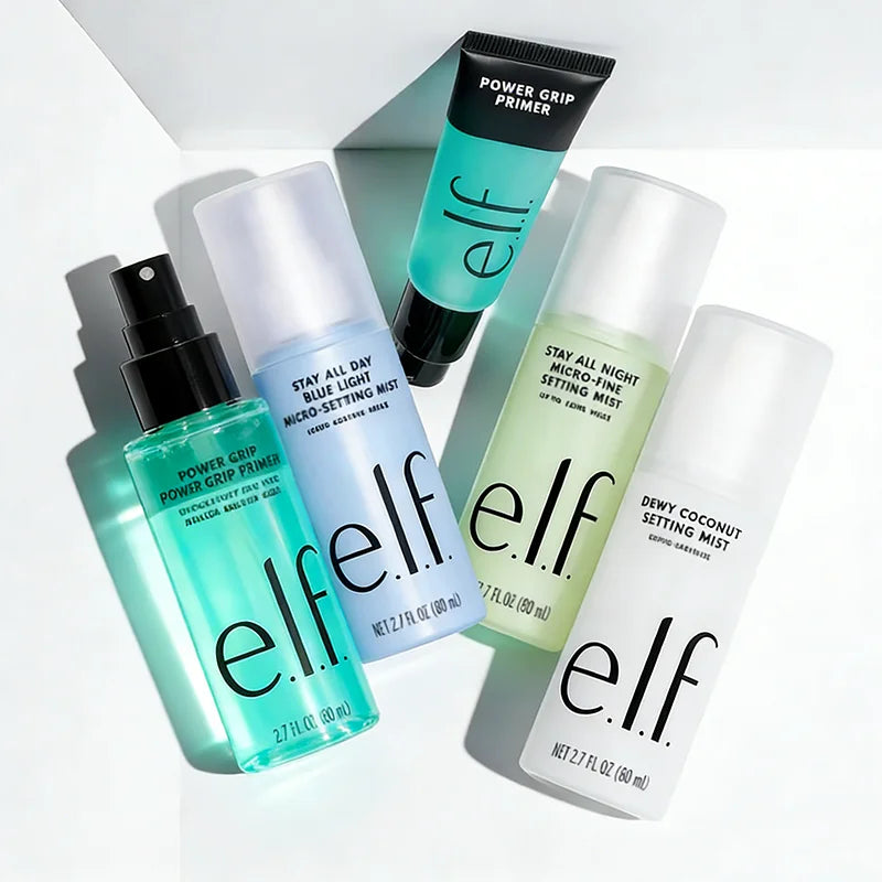 e.l.f. Power Grip Primer and Halo Glow Liquid Filter