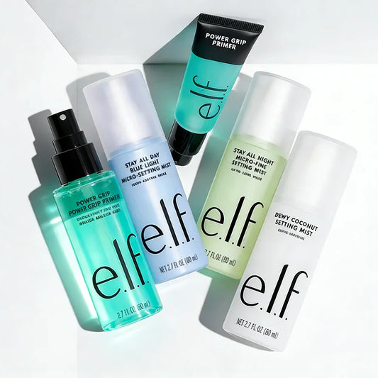 e.l.f. Power Grip Primer en Halo Glow Liquid Filter