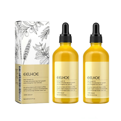 1/2/3pcs Natural Moisturizing Hair Growth Oil