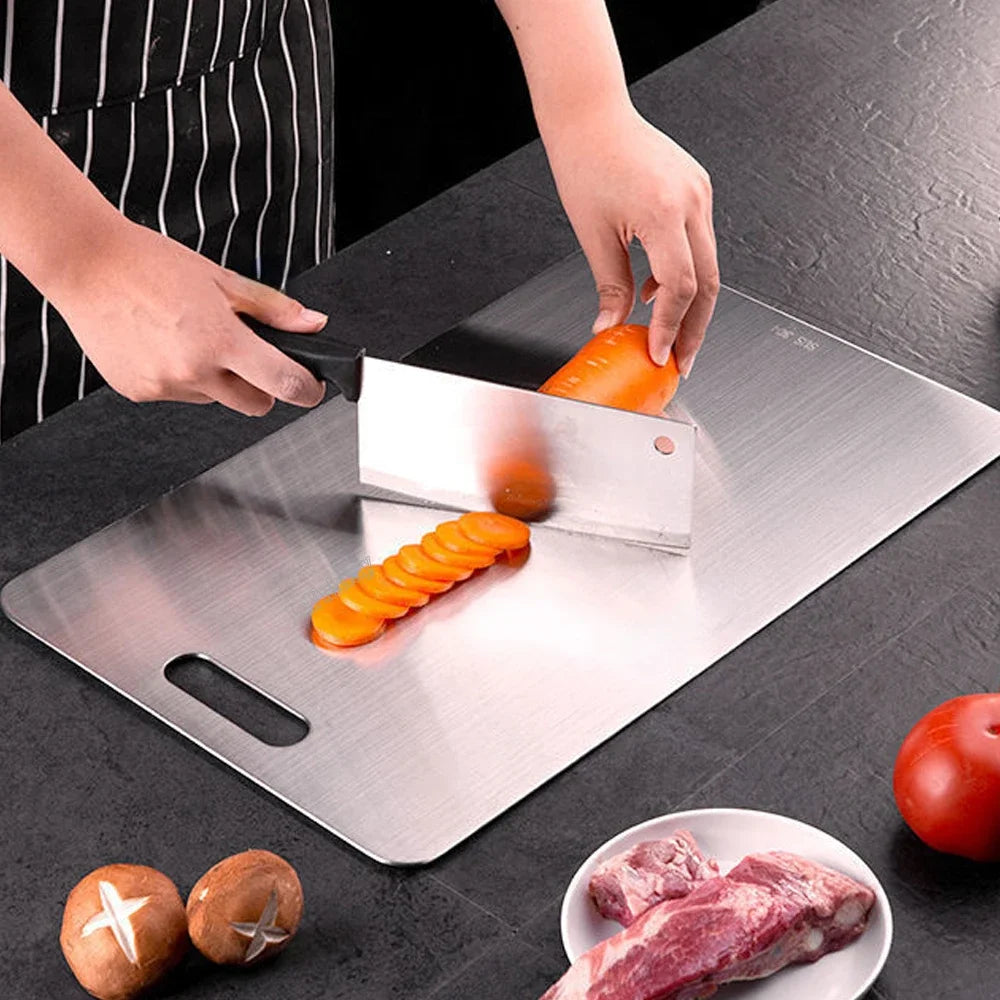 Stainless Steel Chopping Board, 304/316 Double-Sided