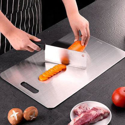 Stainless Steel Chopping Board, 304/316 Double-Sided