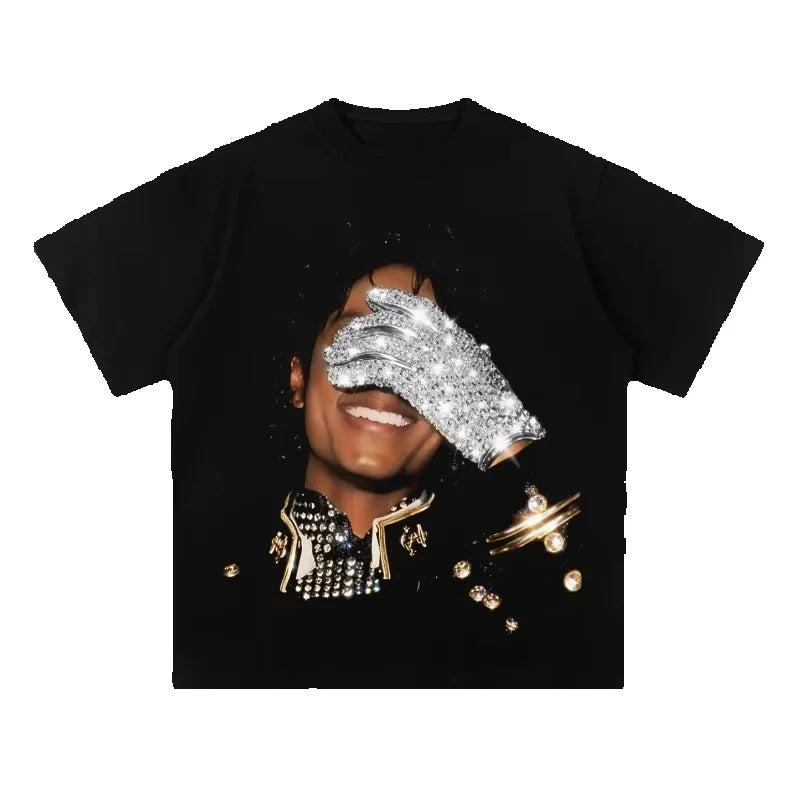 Michael Jackson Graphic T-Shirt, Unisex 100% Cotton Fan Tee
