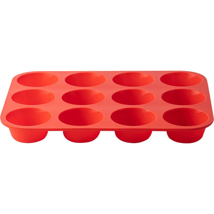 12-Cavity Silicone Cupcake & Muffin Baking Mold
