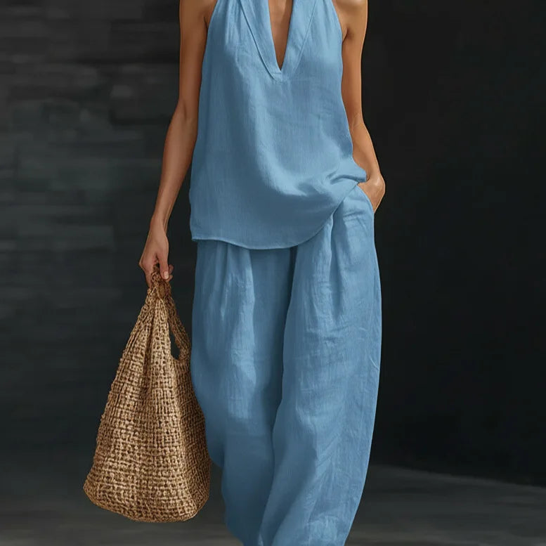 BreezeBoho™ Linen Set 🌴💃 — Light, Flowy & Vacation Ready
