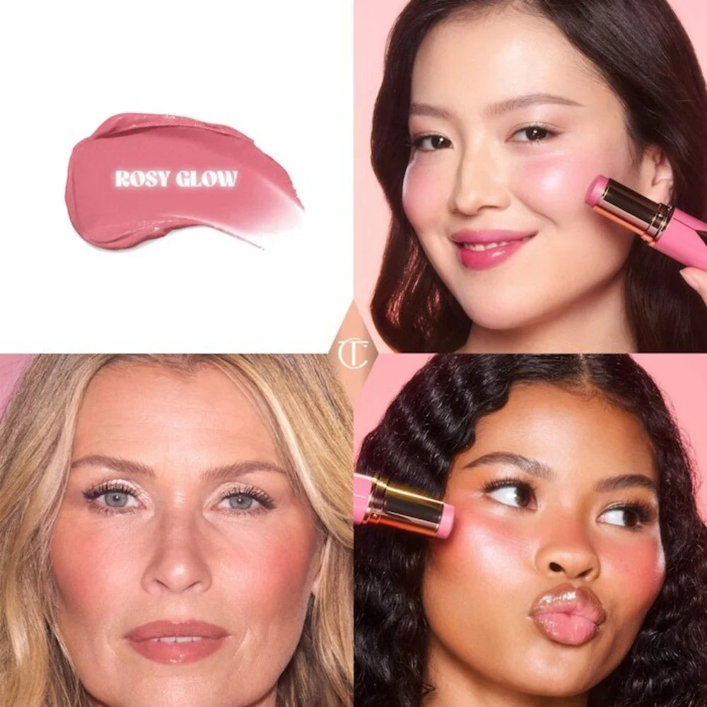 Charlotte Tilbury's Beauty Light Wand and Newer Unreal Blush Healthy Glow Stick