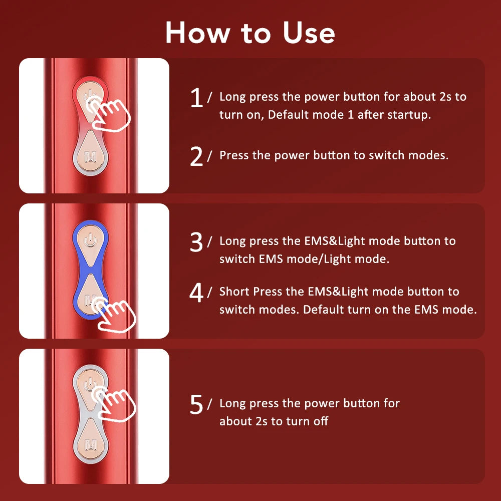 Electric Hair Growth Massager Comb