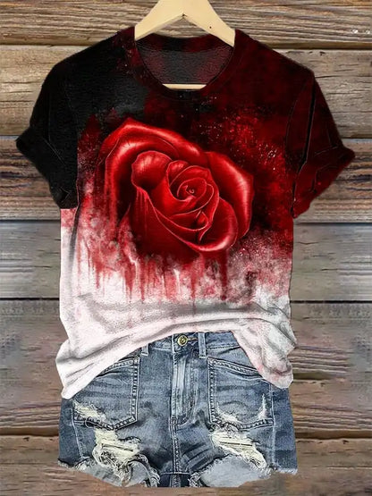 Women's Halloween 3D Graphic T-Shirt