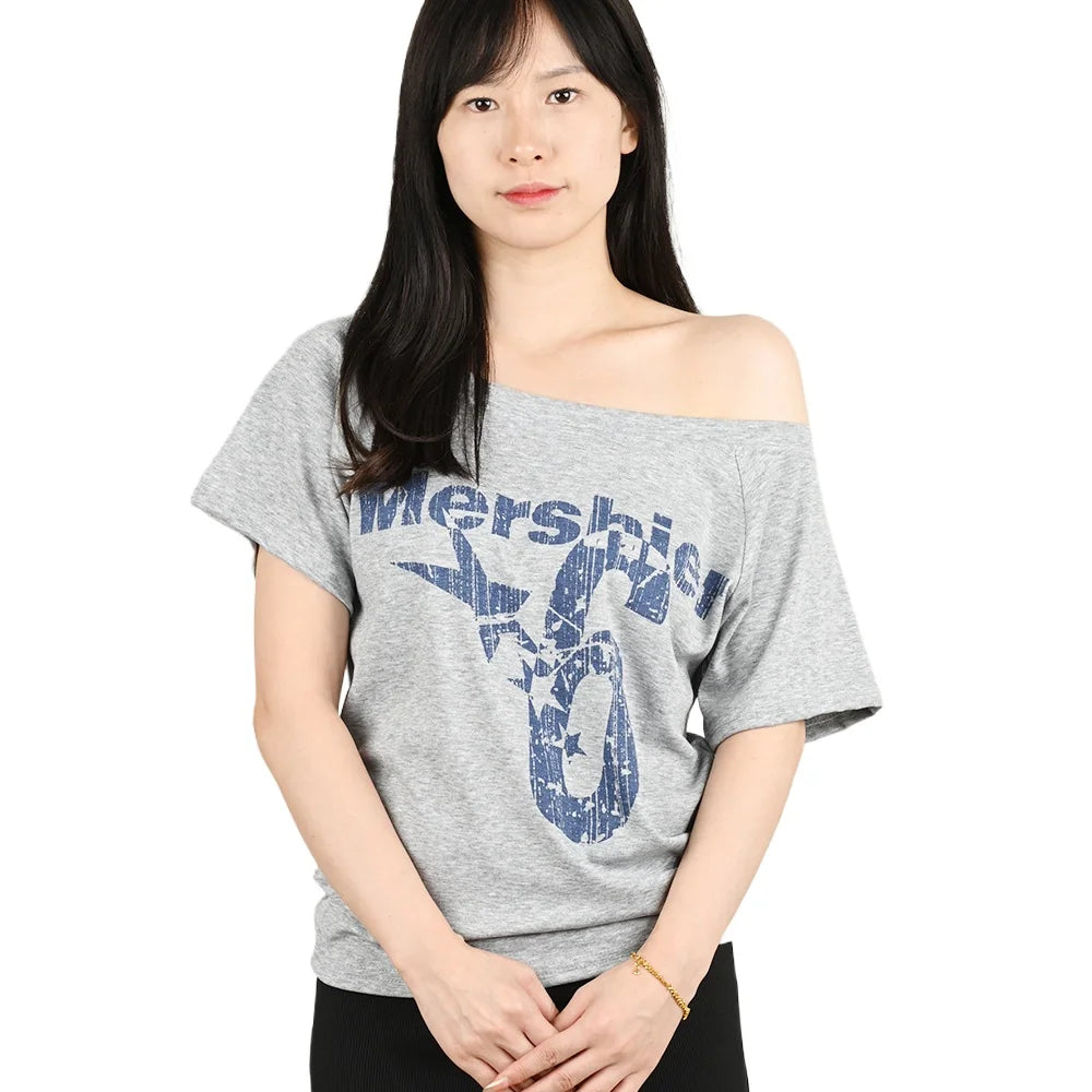 Women's Y2k Off Shoulder T-shirts