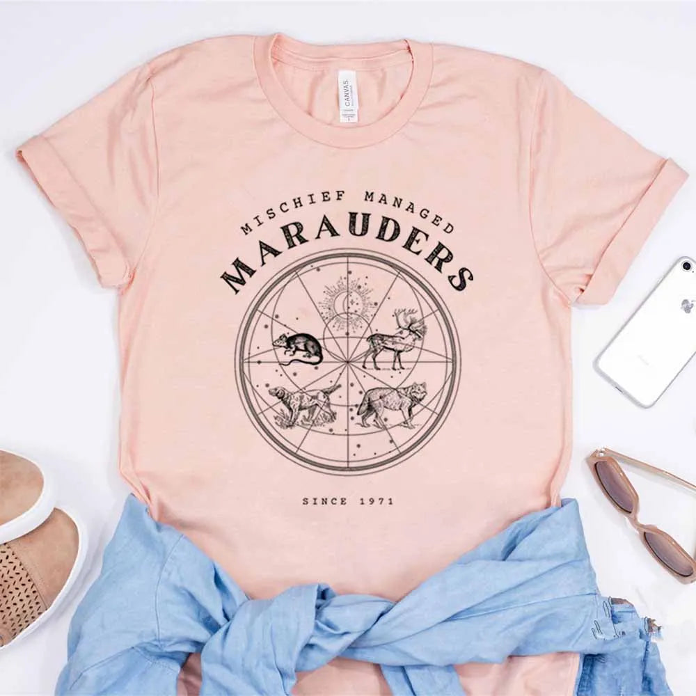 Marauders Wizarding School T-Shirt | Mischief Managed Fandom Tee