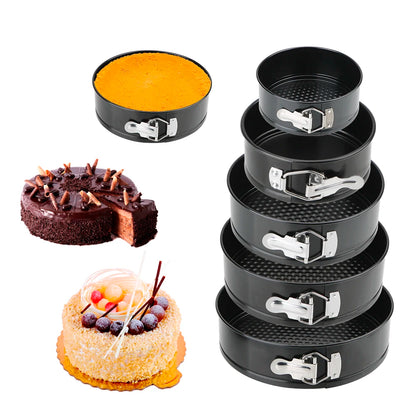 Carbon Steel Round Cake Pan with Removable Bottom