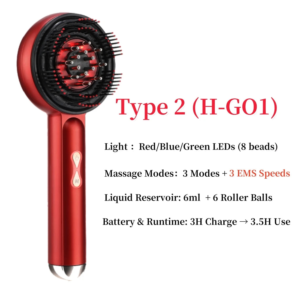 Electric Hair Growth Massager Comb