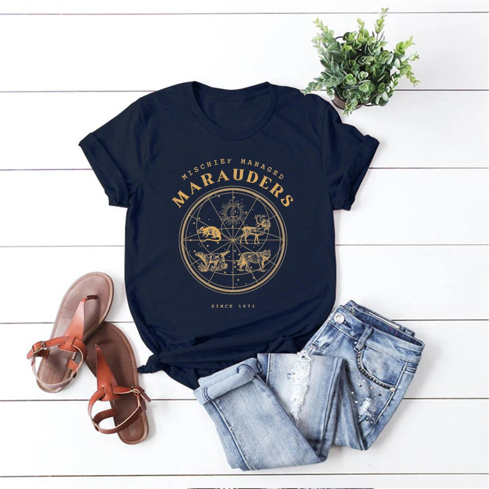 Marauders Wizarding School T-Shirt | Mischief Managed Fandom Tee
