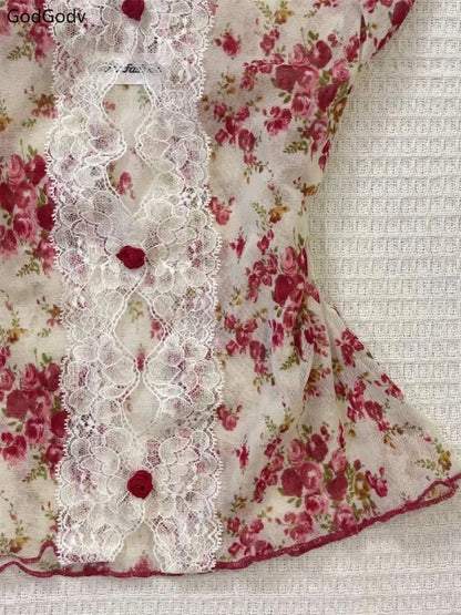 Vintage's Halter Lace Blouse