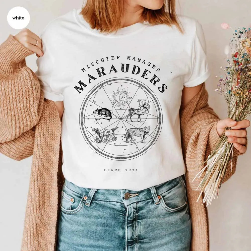Marauders Wizarding School T-Shirt | Mischief Managed Fandom Tee
