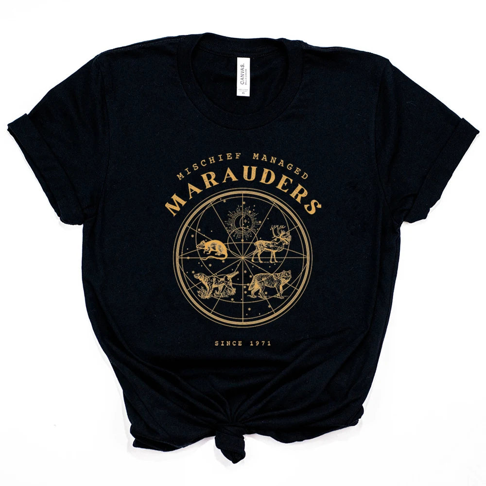 Marauders Wizarding School T-Shirt | Mischief Managed Fandom Tee