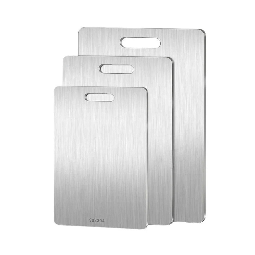 Stainless Steel Chopping Board, 304/316 Double-Sided