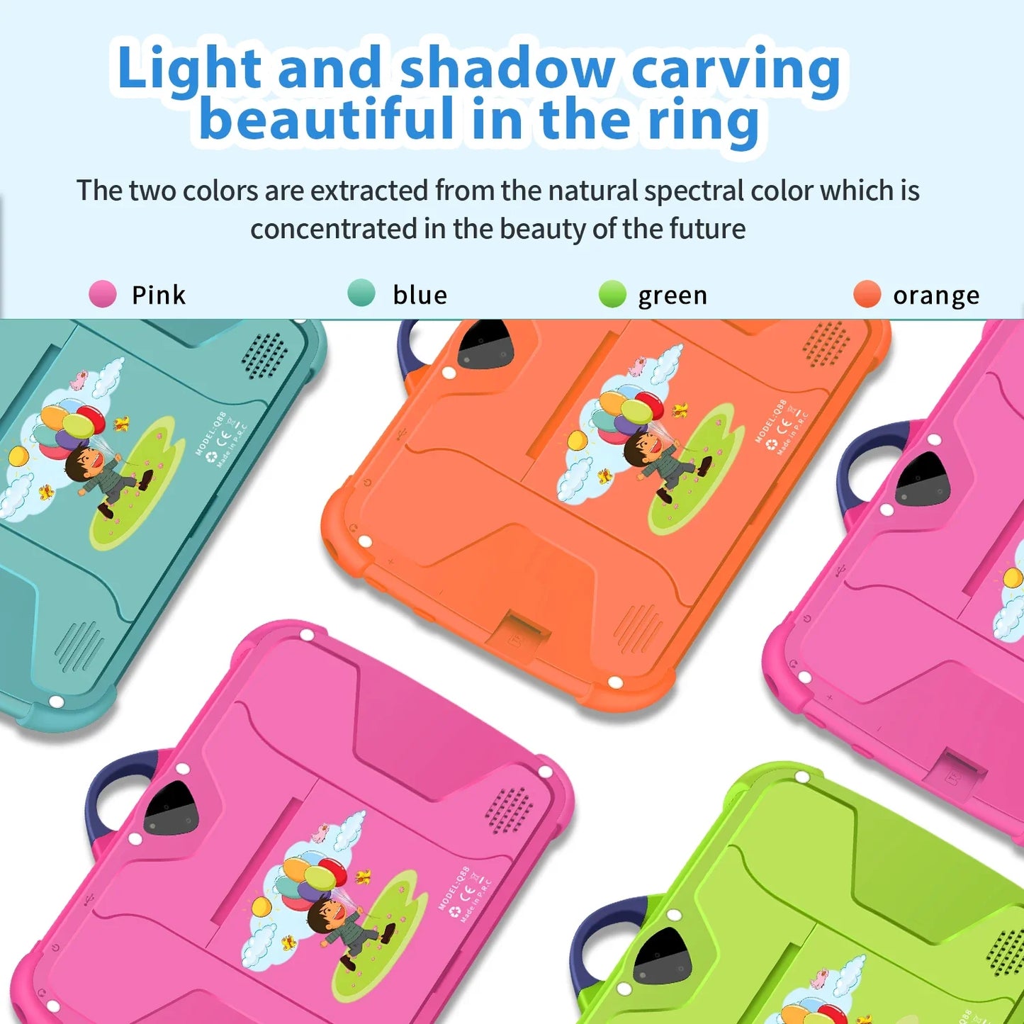 KidBright 7 Inch Android Kids Tablet Quad Core 4GB RAM 64GB ROM Play - Learn Fun