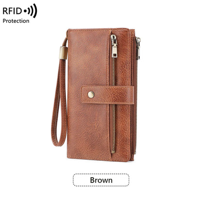 Long Wallet 💖 — RFID Protection, Elegant Style