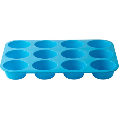 12-Cavity Silicone Cupcake & Muffin Baking Mold