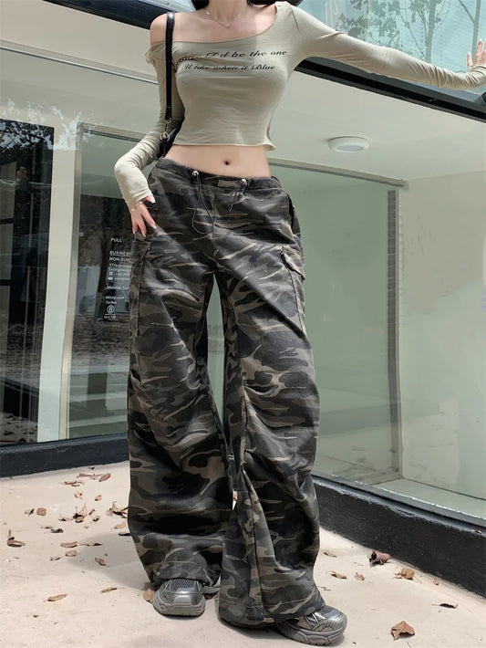 Women's Y2k High Street Baggy Pants