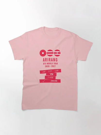 BTS World Tour April 2026 Shirt