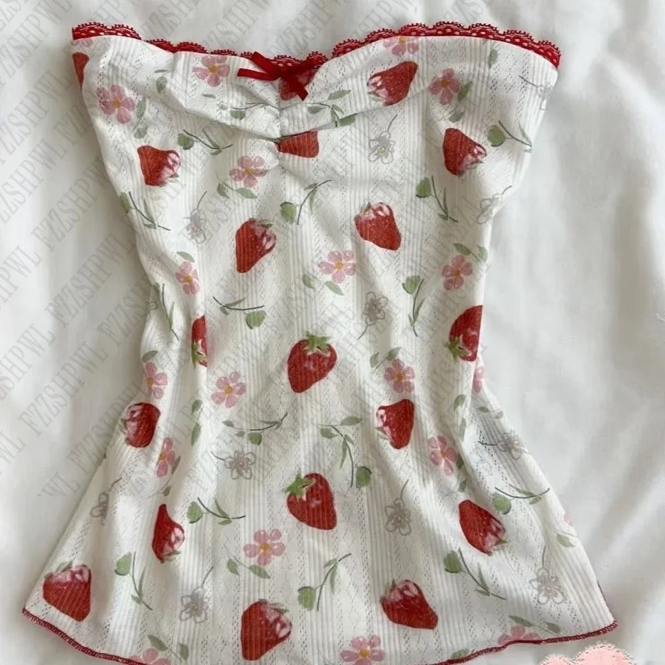 Y2k Vintage Harajuku Crop Tops