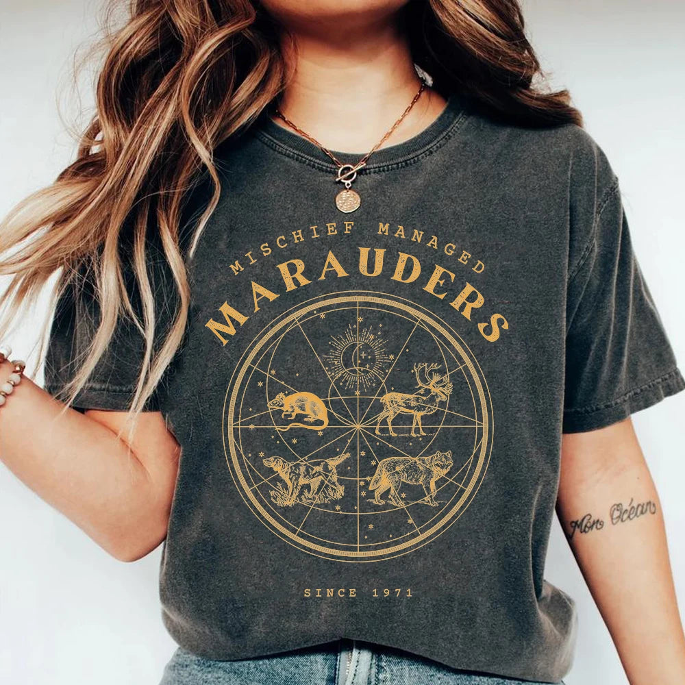 Marauders Wizarding School T-Shirt | Mischief Managed Fandom Tee