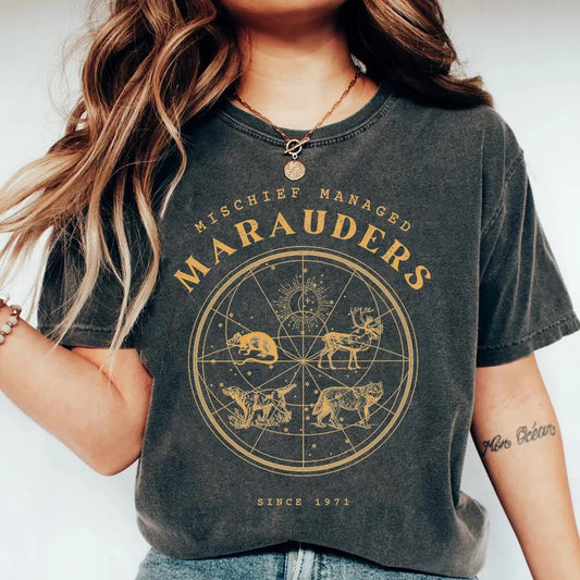 Marauders Wizarding School T-Shirt | Mischief Managed Fandom Tee