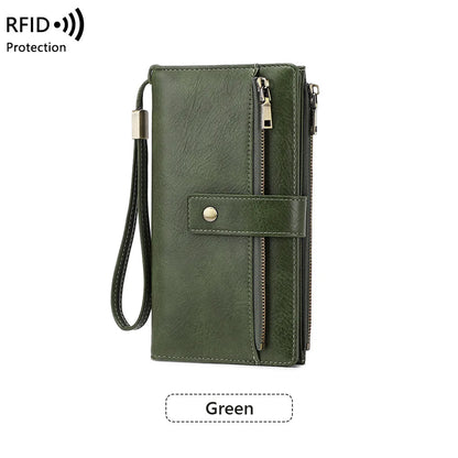 Long Wallet 💖 — RFID Protection, Elegant Style