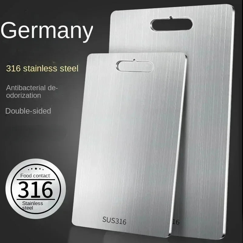 Stainless Steel Chopping Board, 304/316 Double-Sided
