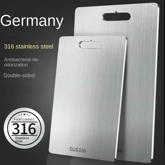 Stainless Steel Chopping Board, 304/316 Double-Sided