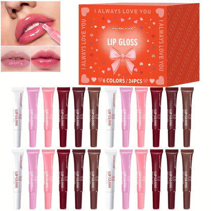 24pcs SOYRAIE HYMEYS Lip Gloss Set