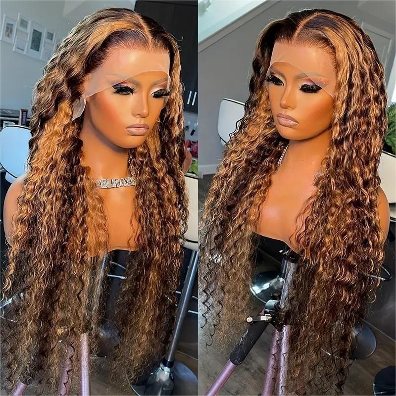 13x6 Water Wave Lace Front Human Hair Wigs