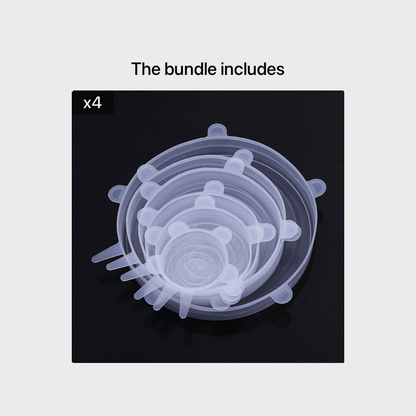 6 Reusable Durable Food Storage Covers for Bowls,