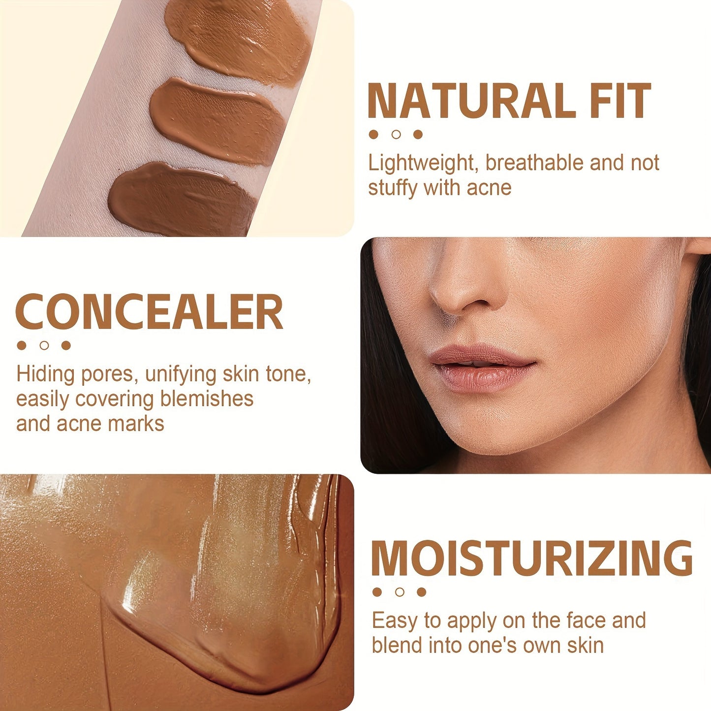 Romantic Flower Full Coverage Liquid Foundation