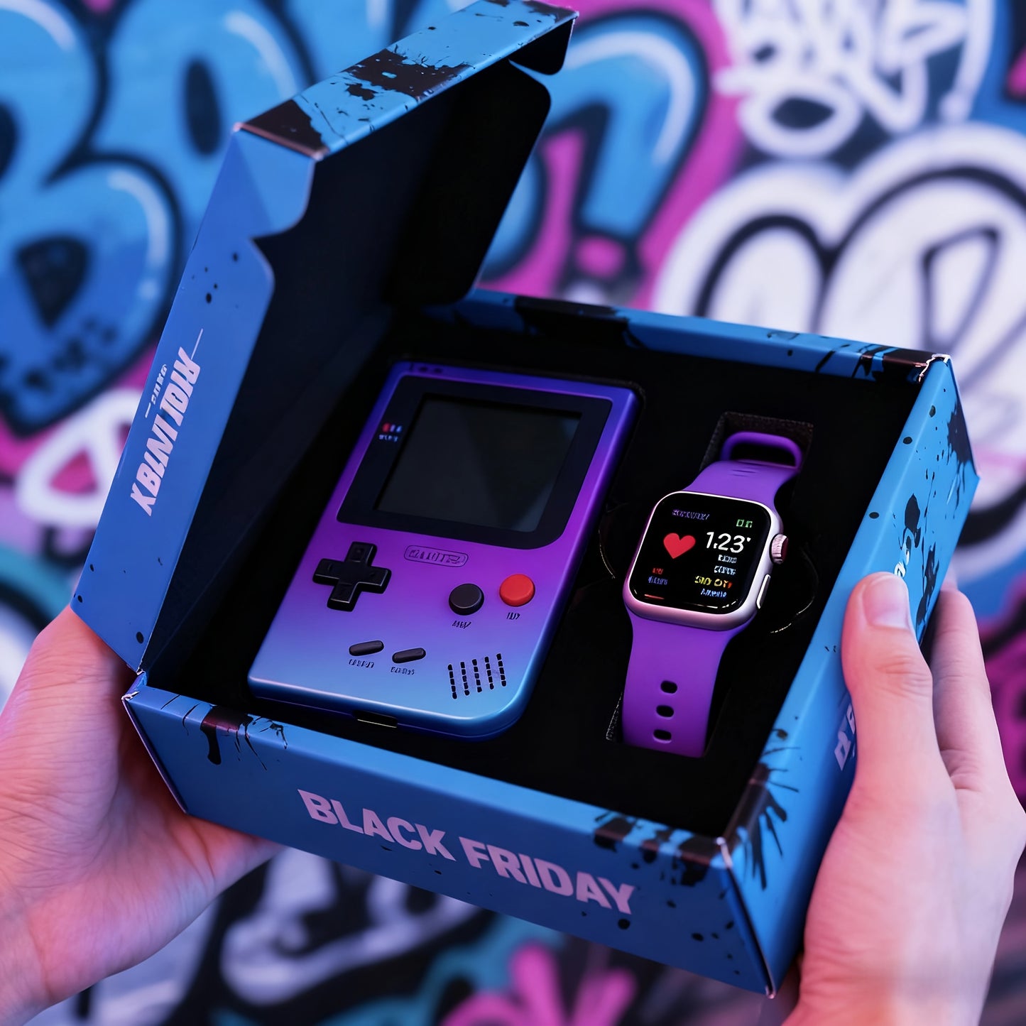 Retro Game Console+fashionable Watch For Trendy Gaming Enthusiasts