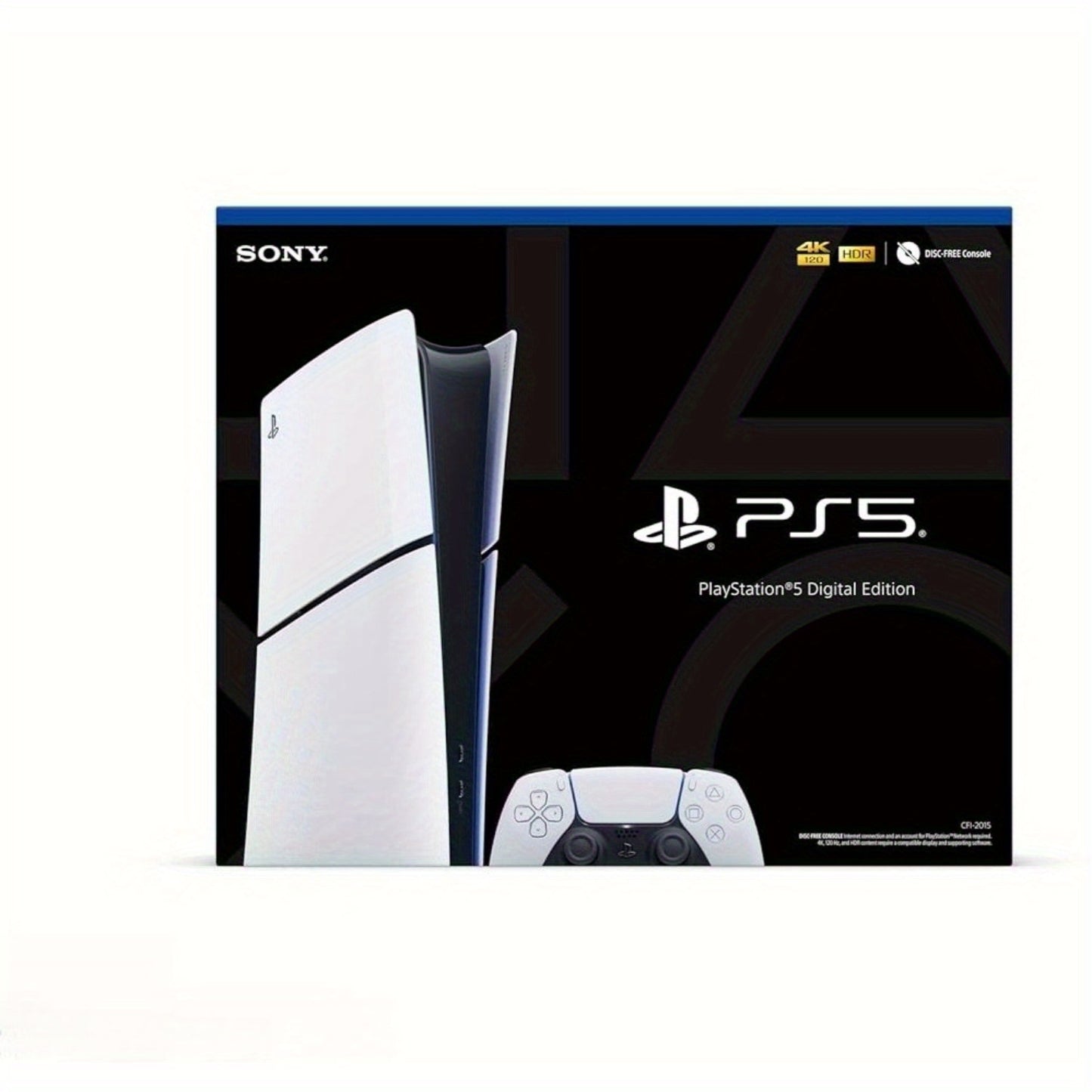 Sony PlayStation 5 Slim Console Digital Edition with The Last of Us Part I - Hong Kong Version, Wi-Fi Enabled, 110-130V US Plug Adapter, Compact Design for Enhanced Gaming Experience, Gaming Console, Modern Gaming Setup,
