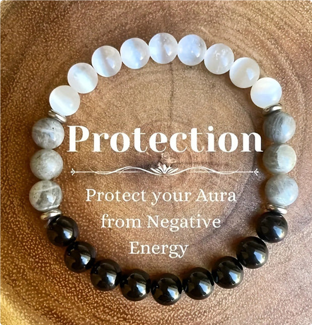 Universal Natural Stone Bracelet for Love, Money and Abundance & Prosperity Protection