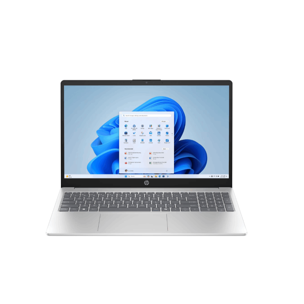 HP 15.6 inch FHD IPS Touch Windows Laptop AMD Ryzen 7 7730U 16GB RAM 512GB SSD Natural Silver