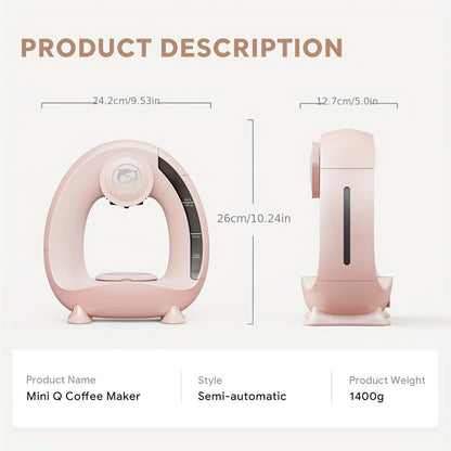 2 in 1 Single Serve Coffee Maker Compatible With K Cup & Ground Coffee