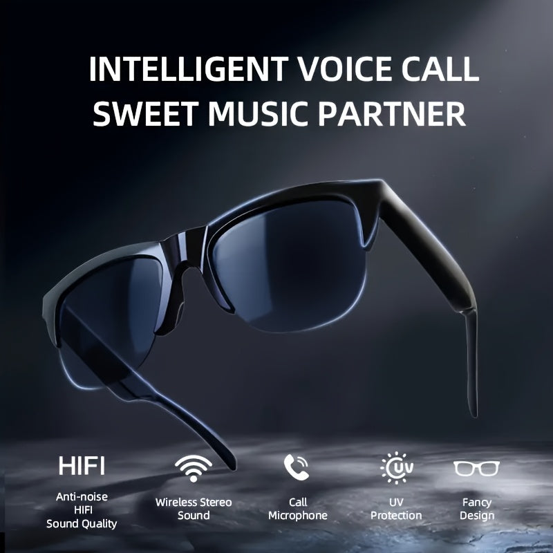 Wireless Smart Glasses With Audio And Voice Call Capabilities,