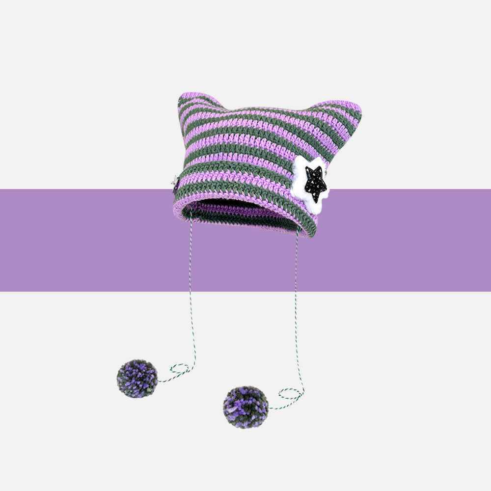 Sweet and Cute Thermal Knitted Cap