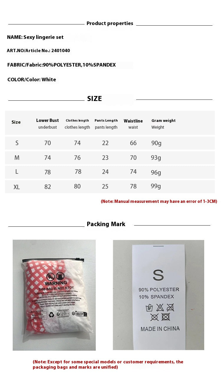 2pcs Sexy Lace T-back  Lingerie Set