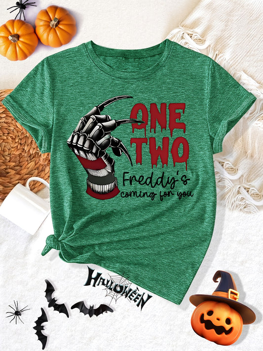 Women's Freddy's Coming for You Nightmare on Elm Graphic T-Shirt