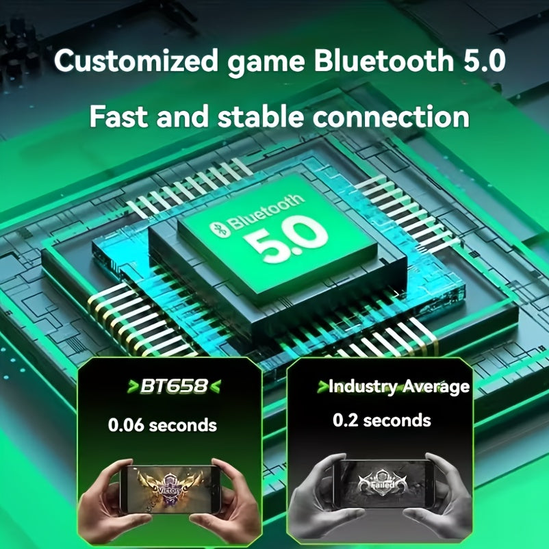 2pcs Portable Handheld Gaming Console & Headset Set with Noise Cancelling