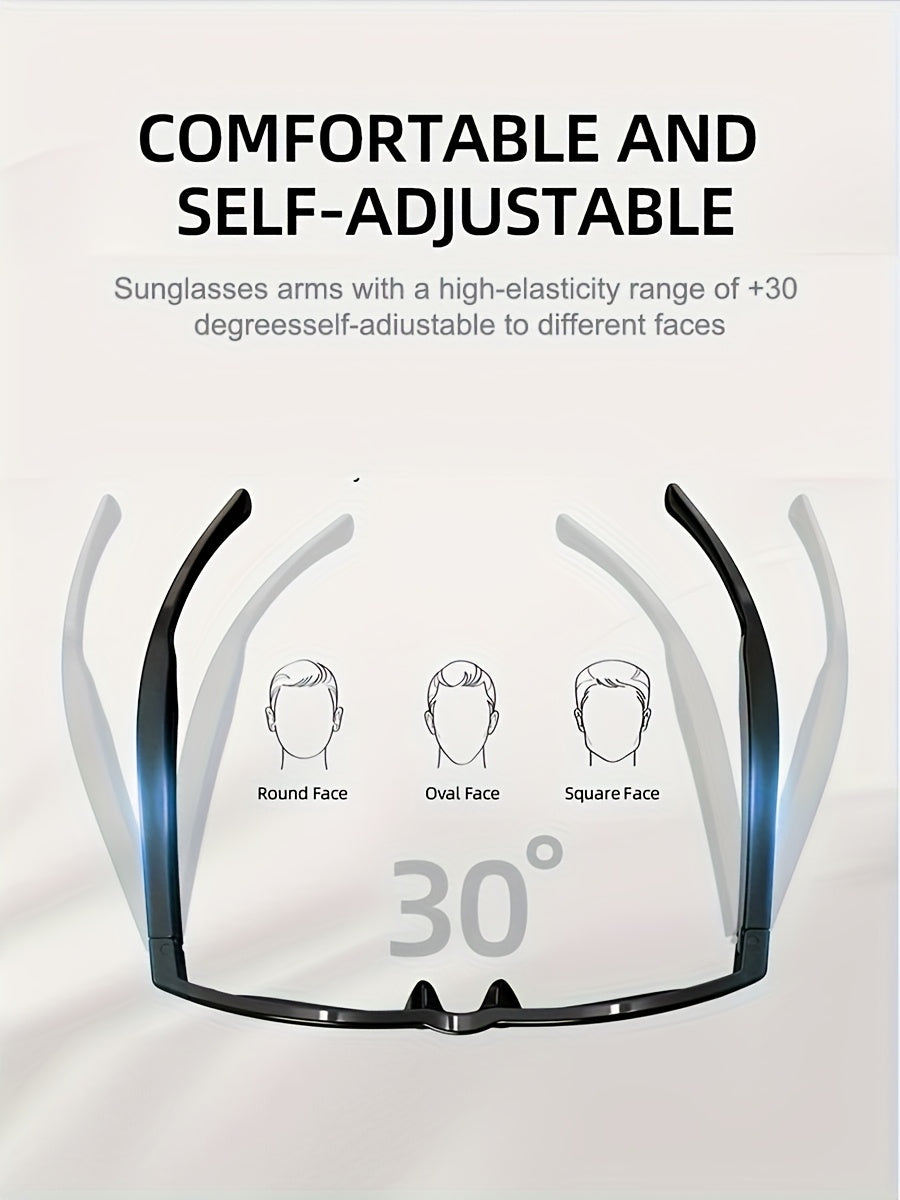 Wireless Smart Glasses With Audio And Voice Call Capabilities,
