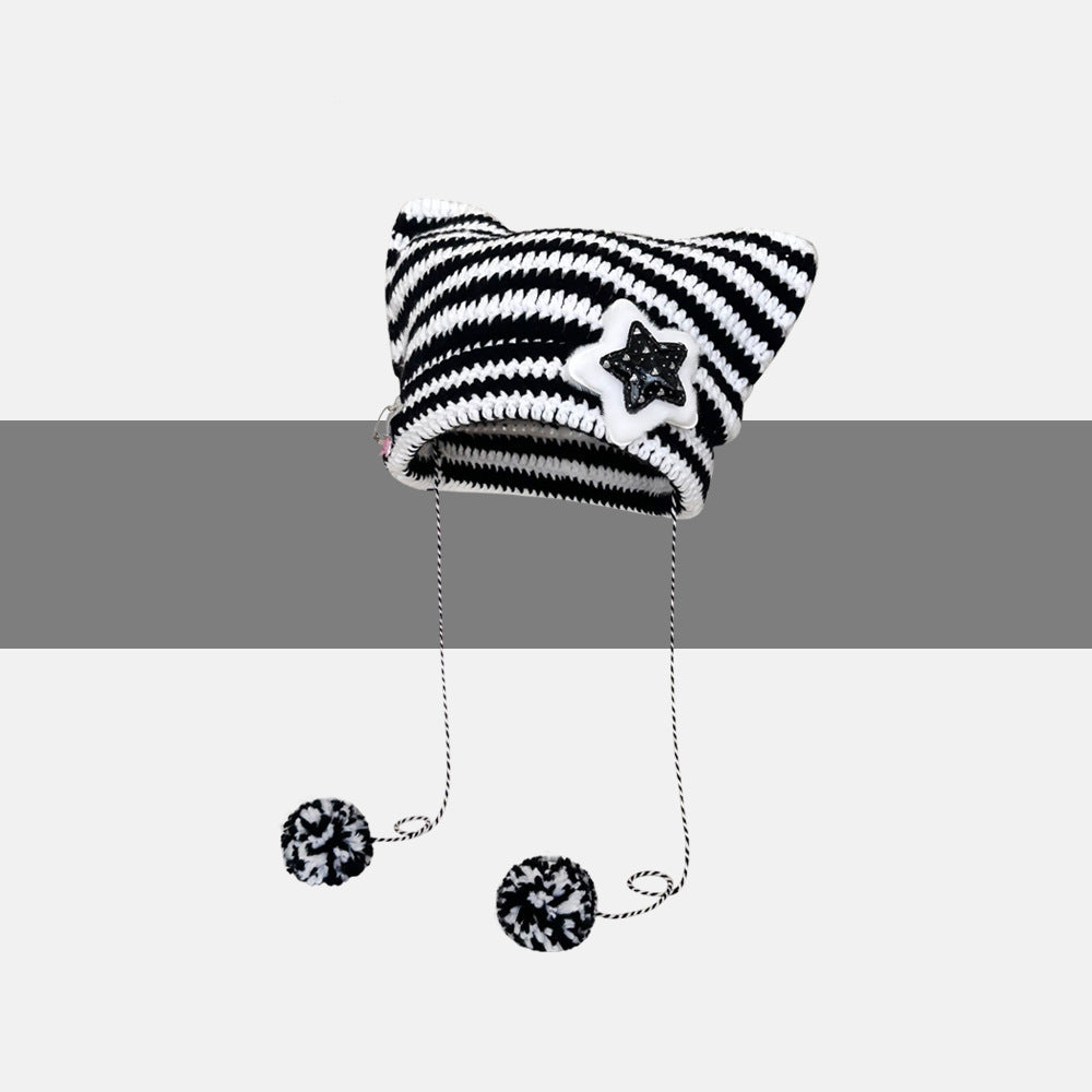 Sweet and Cute Thermal Knitted Cap