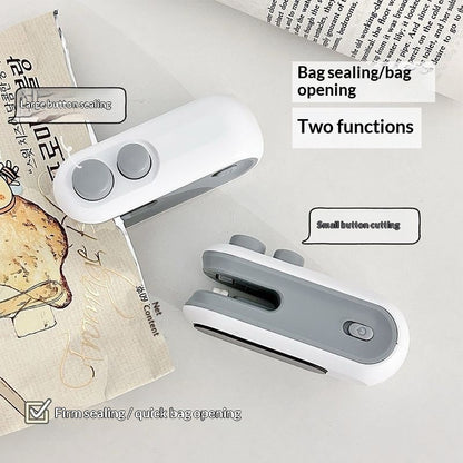 Mini 2 In 1 Heat Plastic Bag Vacuum Sealer
