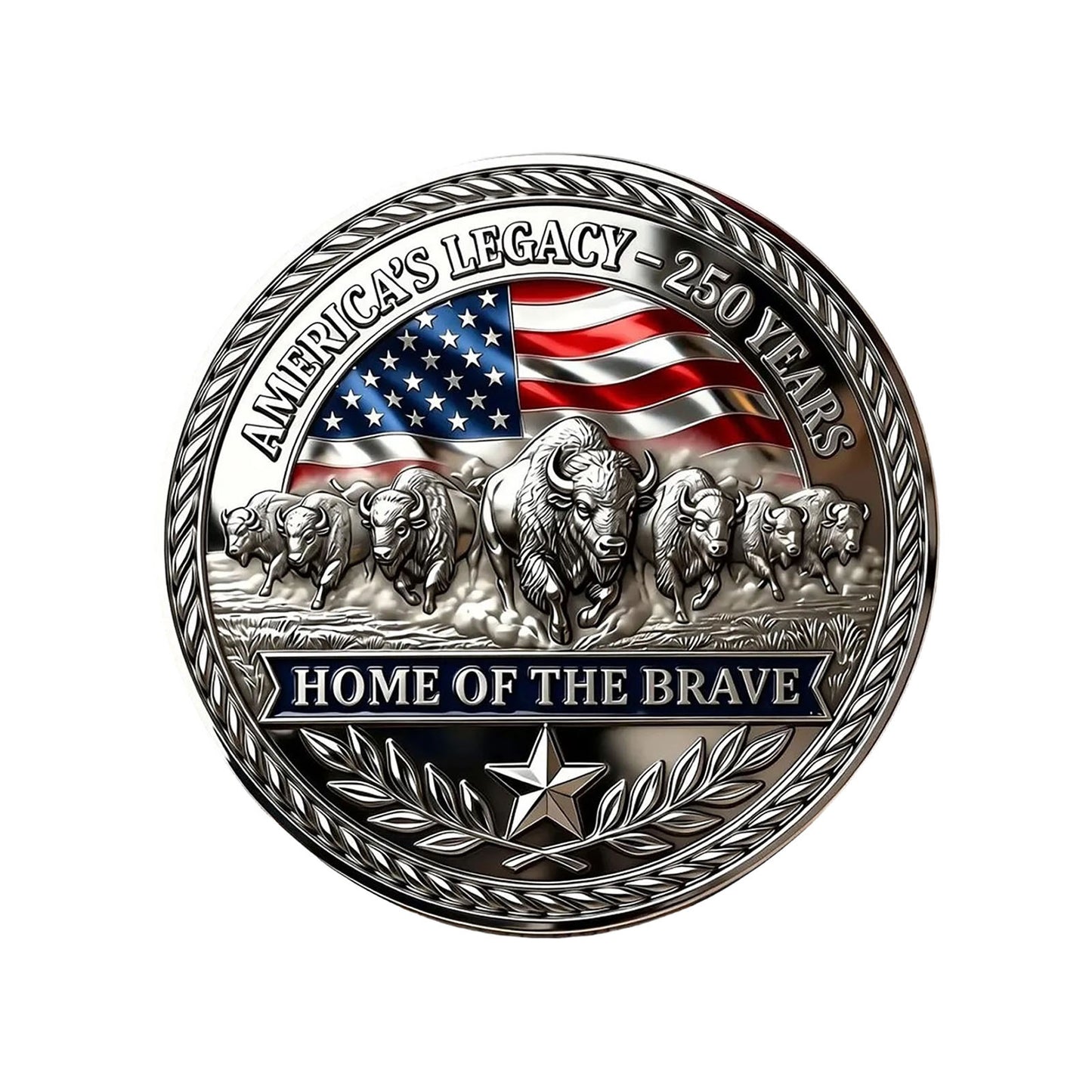 250th Anniversary 3D Embossed Commemorative Coin